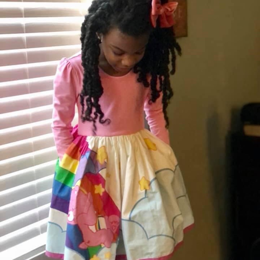 Pleiades cheer bear care bear dress